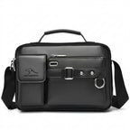 Men's Waterproof Retro Large Capacity Laptop Messenger Bag 88155