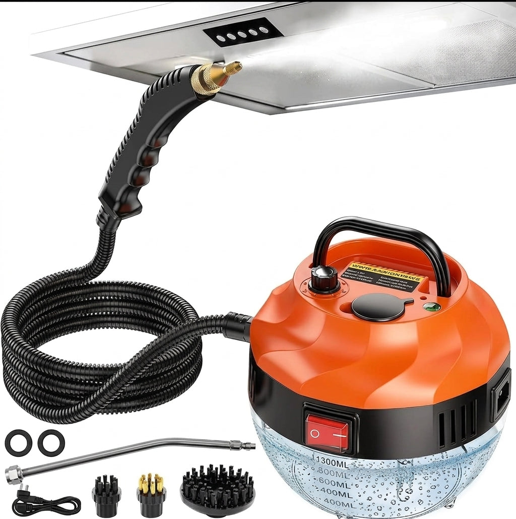 High Pressure Handheld Steam Cleaner Machine with Spray Gun 3800W