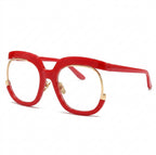 Women's Trendy Round Frame Oversized Reading Glasses