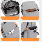 Unisex Waterproof Nylon Crossbody Chest Sling Backpack