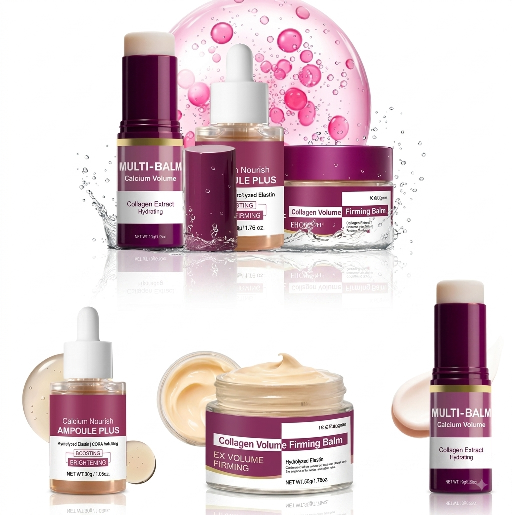 Calcium Collagen Multi-Balm and Pore Firming Essence Skincare Set