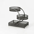 3-Tier Metal Countertop Makeup Organizer and Cosmetic Storage Shelf