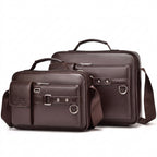 Men's Waterproof Retro Large Capacity Laptop Messenger Bag 88155