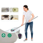 Cordless Electric Spin Scrubber with Adjustable Extension Handle