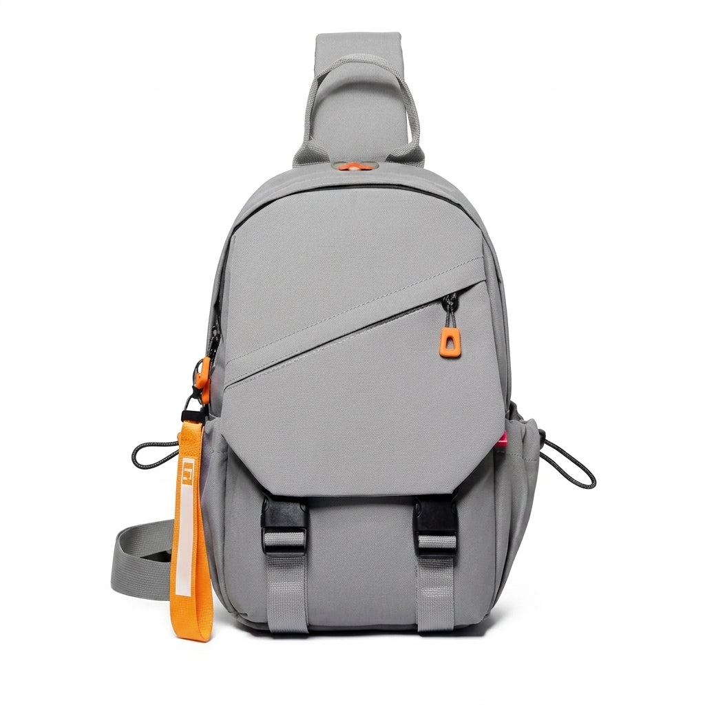 Unisex Waterproof Nylon Crossbody Chest Sling Backpack