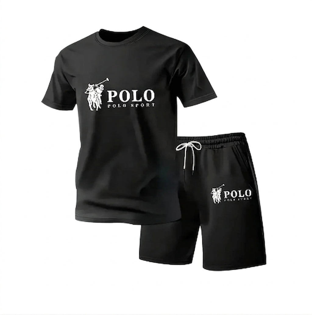 Men's Casual Summer T-Shirt and Shorts Suit Set