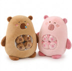 Capybara Plush Pillow with Six Balls Design for Kids