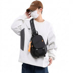 Unisex Waterproof Nylon Crossbody Chest Sling Backpack