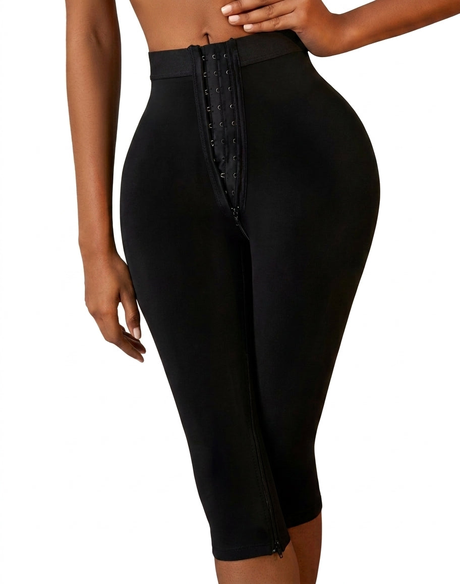 High Waist Shapewear Shorts Tummy Control Hook & Eye