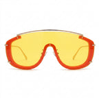 Women's Trendy Y2k Futuristic Gradient Semi-Rimless Sports Sunglasses