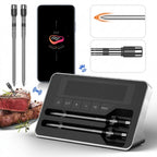 Wireless Bluetooth Meat Thermometer with LCD Screen for Smoker BBQ