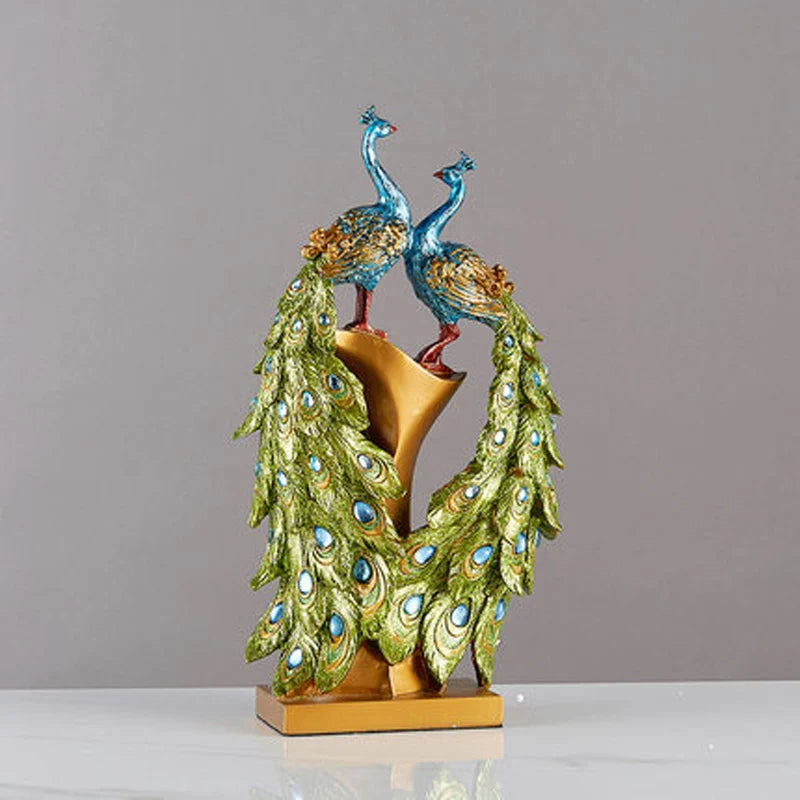Resin Phoenix Ornament and Bird Desktop Figurine