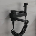 Wall Mount Bathtub Shower Mixer Faucet Set with Handheld Sprayer