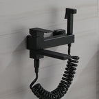 Wall Mount Bathtub Shower Mixer Faucet Set with Handheld Sprayer
