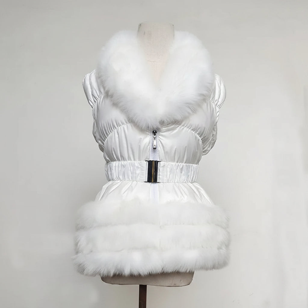 Women's Thick Warm Hooded Faux Fur Coat Y333