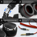 HiFi Wired Over Ear Studio DJ Monitor Headphones Pro 50