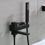 Wall Mount Bathtub Shower Mixer Faucet Set with Handheld Sprayer