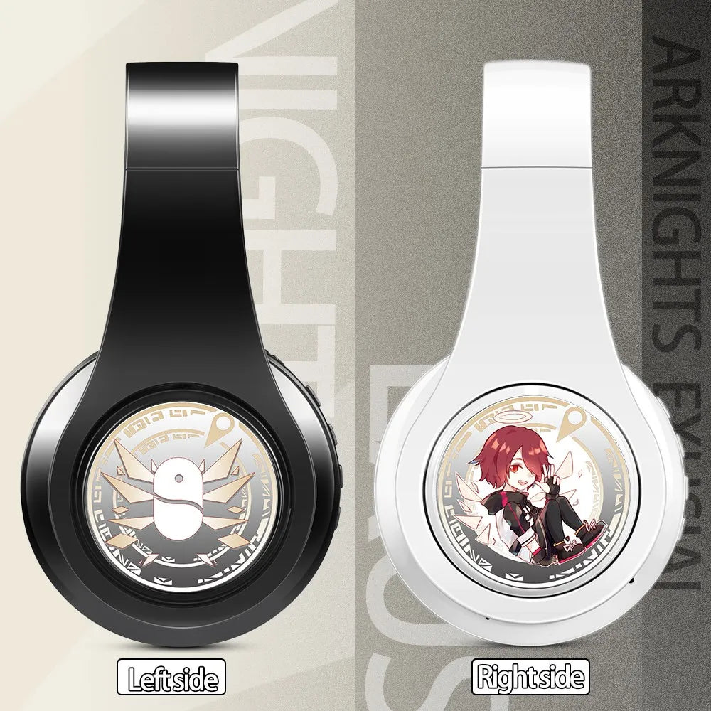 Anime Arknights Exusiai Wireless Bluetooth Over-Ear Gaming Headset