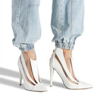Women's Pointed Toe Thin High Heel Ankle Boots