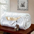 Mulberry Silk Jacquard Duvet Cover and Satin Bedding Set