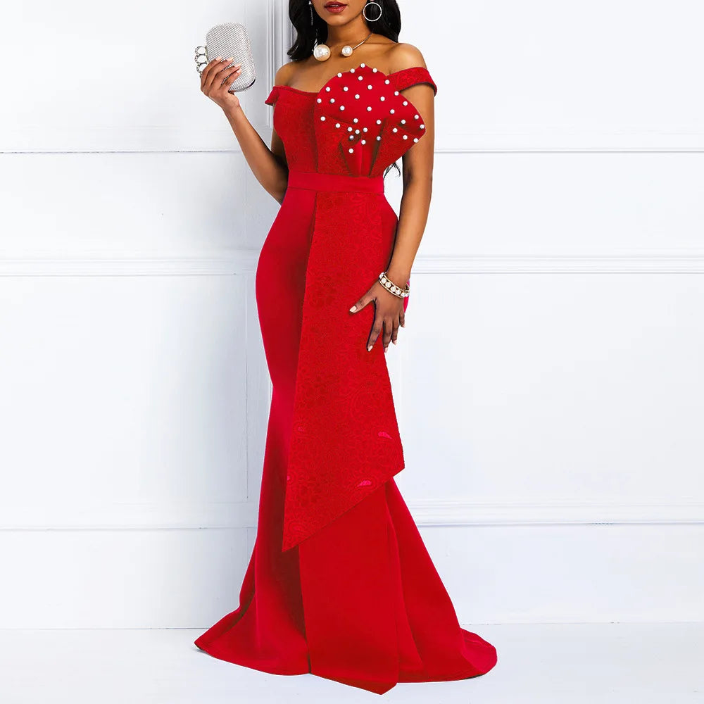 Women's African Print Sleeveless Maxi Dress
