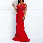 Women's African Print Sleeveless Maxi Dress
