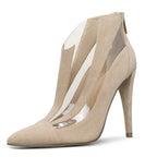 Women's Pointed Toe Thin High Heel Ankle Boots