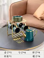 European Ceramic Coffee Cup and Afternoon Tea Set