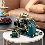 European Ceramic Coffee Cup and Afternoon Tea Set