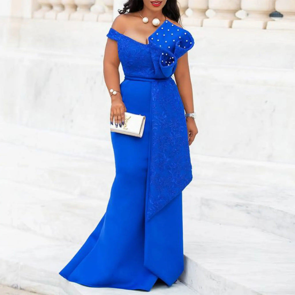 Women's African Print Sleeveless Maxi Dress