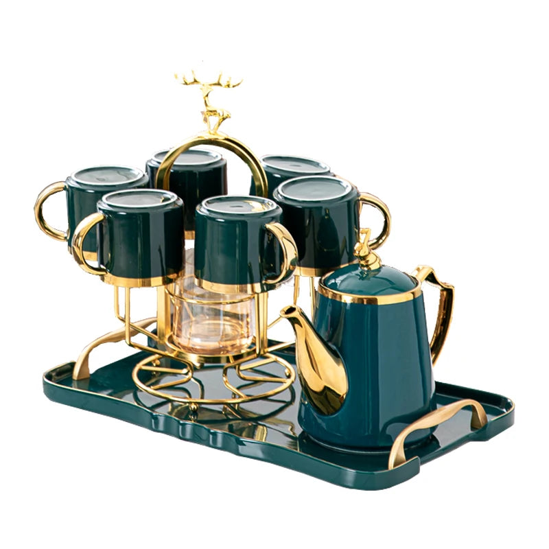 European Ceramic Coffee Cup and Afternoon Tea Set