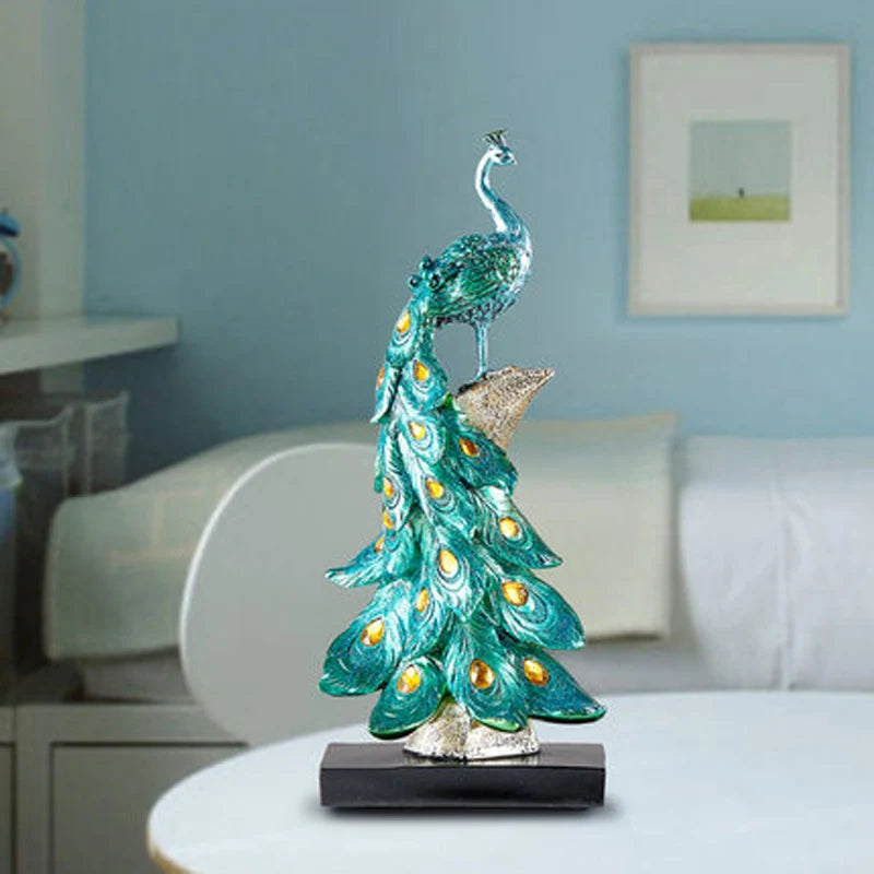 Resin Phoenix Ornament and Bird Desktop Figurine