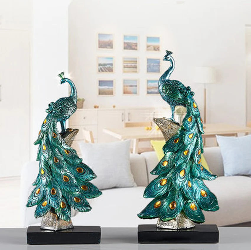 Resin Phoenix Ornament and Bird Desktop Figurine