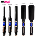 Professional Tourmaline Ceramic Hair Straightener and Curler Dual Voltage