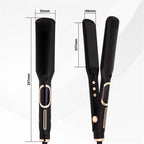 Professional Tourmaline Ceramic Hair Straightener and Curler Dual Voltage