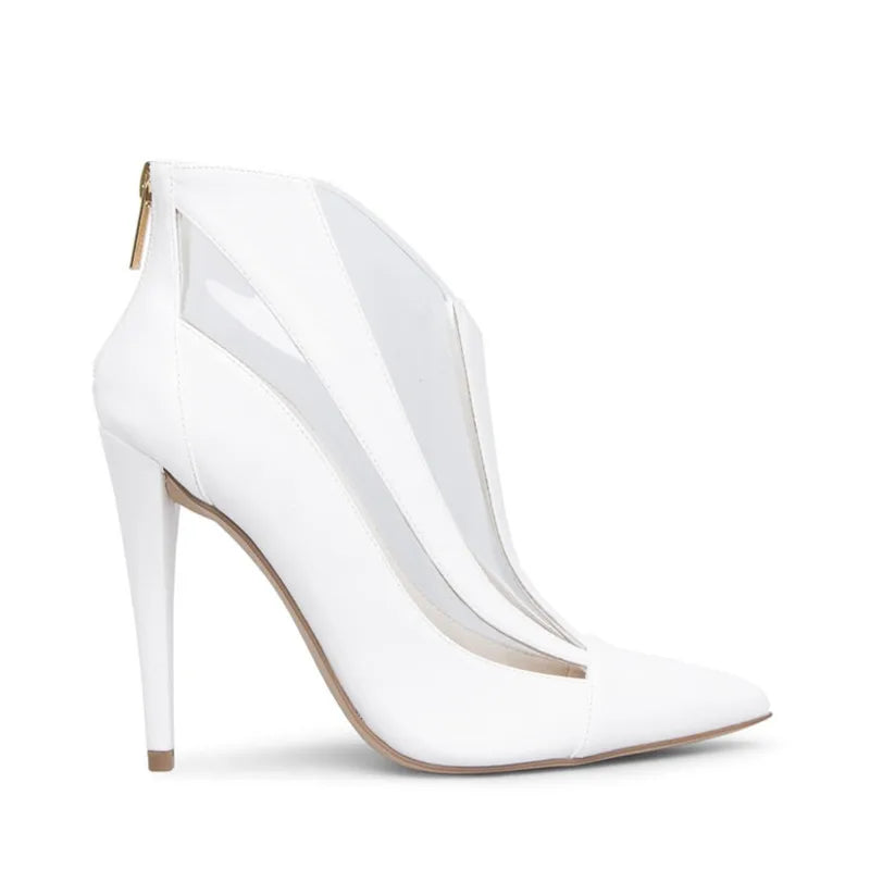 Women's Pointed Toe Thin High Heel Ankle Boots