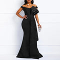 Women's African Print Sleeveless Maxi Dress