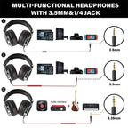 HiFi Wired Over Ear Studio DJ Monitor Headphones Pro 50