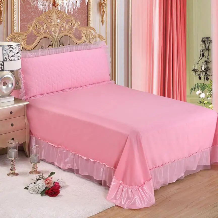 Luxury Princess Jacquard Duvet Cover and Lace Bedding Set