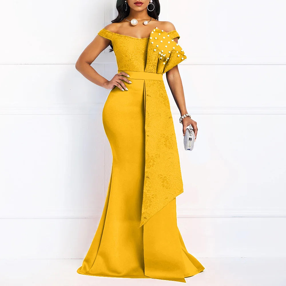 Women's African Print Sleeveless Maxi Dress