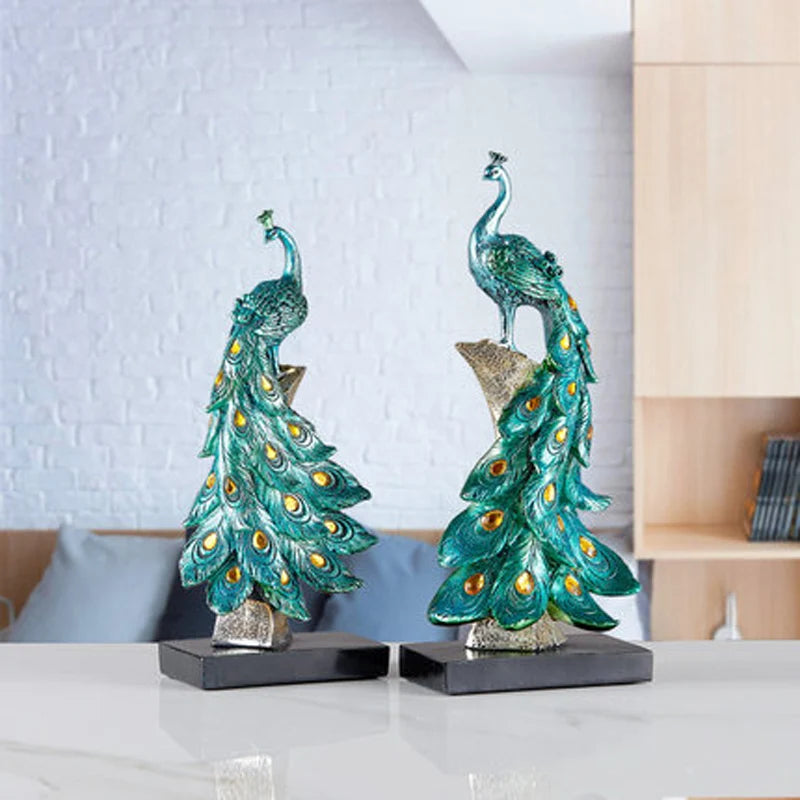 Resin Phoenix Ornament and Bird Desktop Figurine