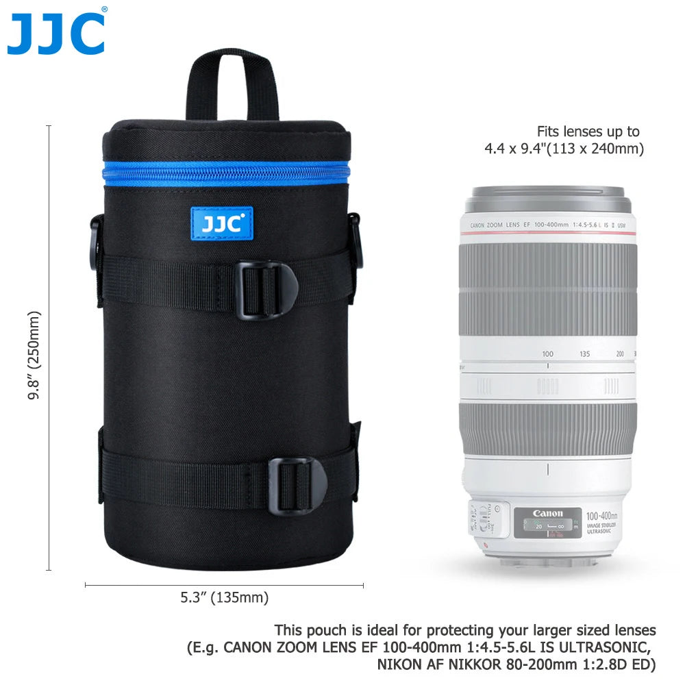 DSLR Camera Lens Pouch and Shoulder Strap Case