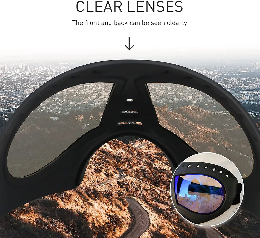UV Protection Windproof Dog Goggles Pet Eye Wear for Swimming and Skating