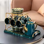 European Ceramic Coffee Cup and Afternoon Tea Set
