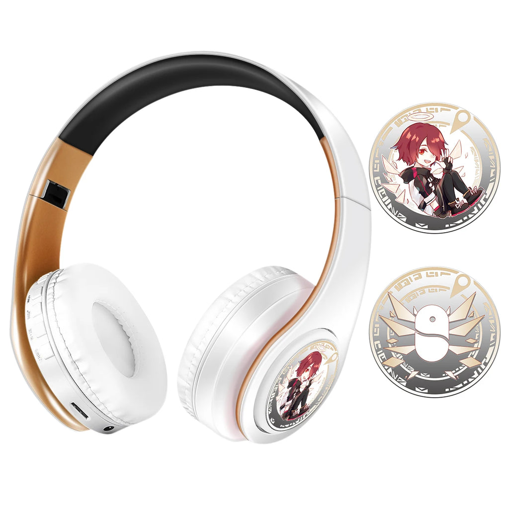 Anime Arknights Exusiai Wireless Bluetooth Over-Ear Gaming Headset