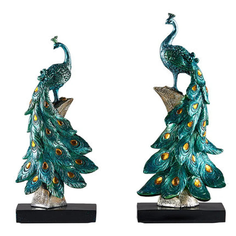 Resin Phoenix Ornament and Bird Desktop Figurine