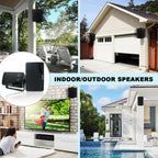 3.5 Inch Passive Outdoor Wired Waterproof Speakers Wall Mount 200W