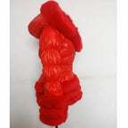 Women's Thick Warm Hooded Faux Fur Coat Y333