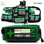 Emergency First Aid Kit Bag with 3-Section Organizer