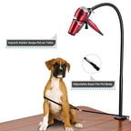 Telescopic Pet Hair Dryer Bracket and Flexible Grooming Stand